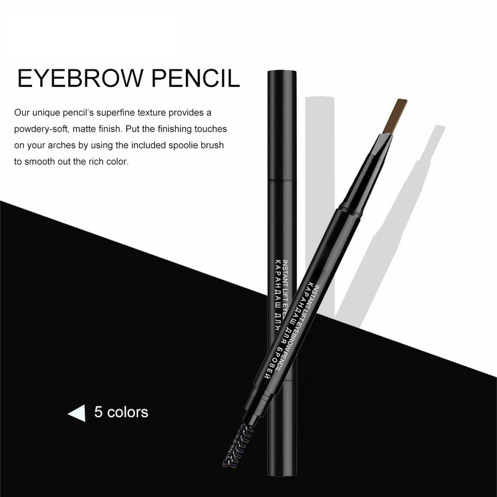 Перфект Водостійкий Подвійний автоматичний олівець для брів, фото №6