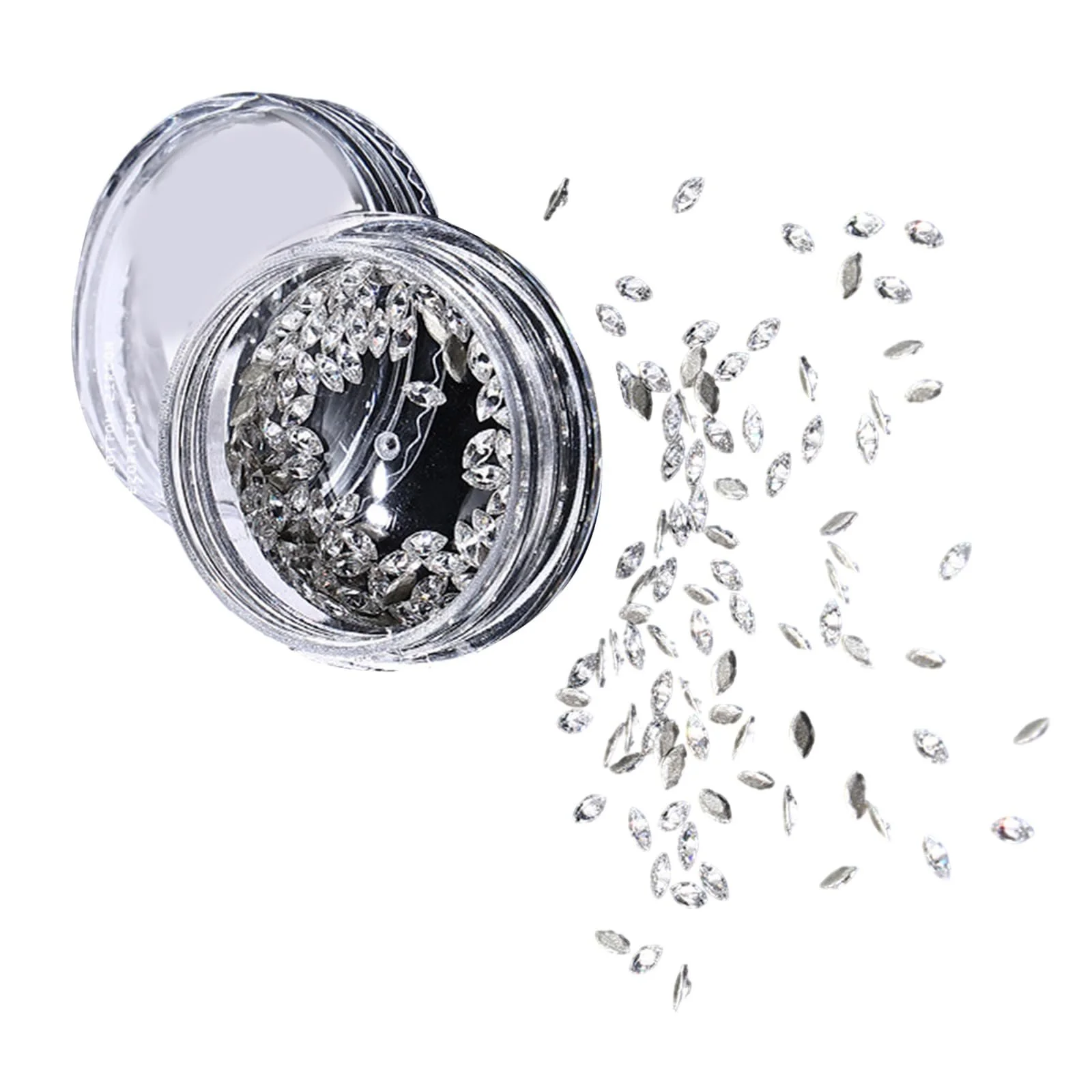 Украшения для ногтей из смешанного циркона, хрустальные бриллианты, 50 шт, фото №5