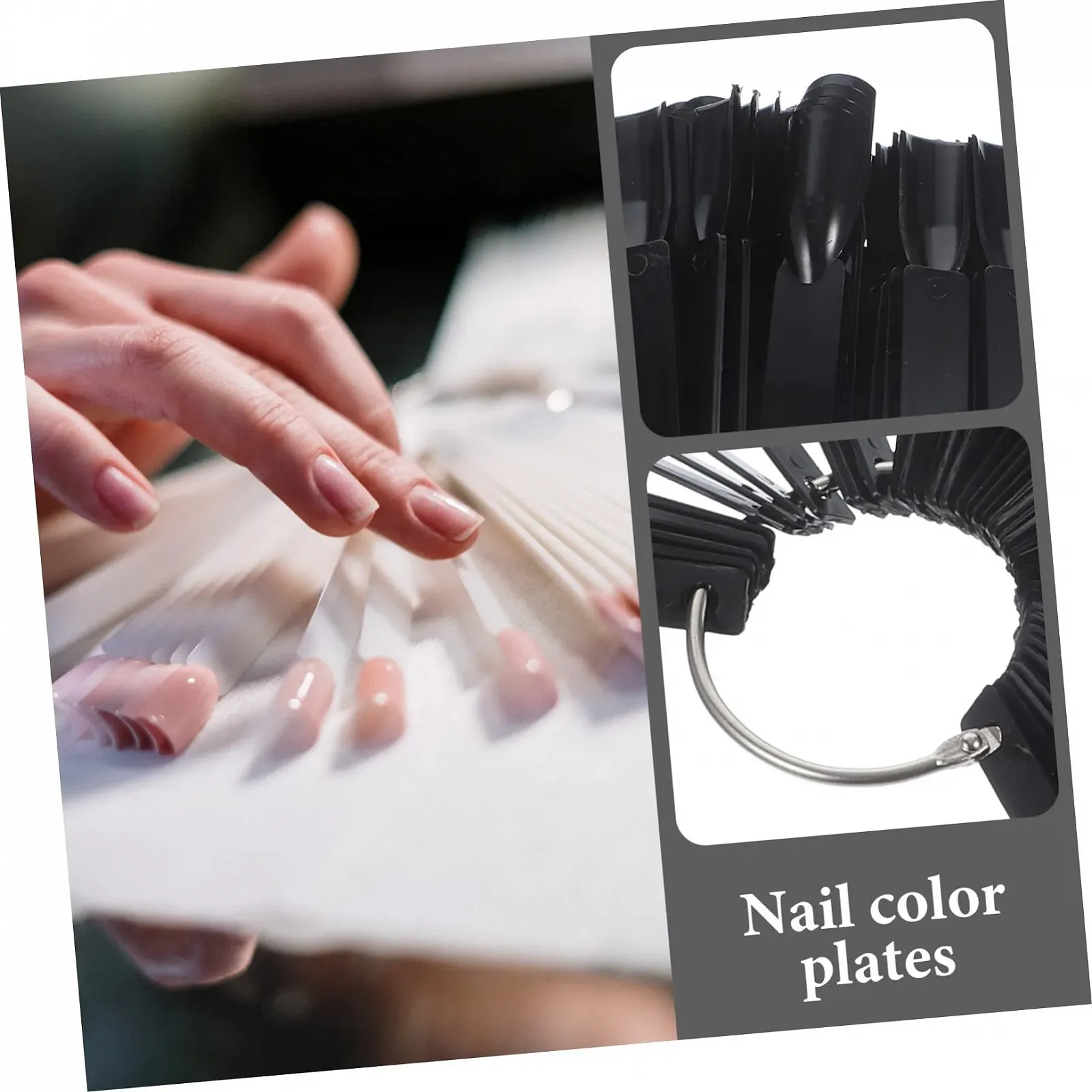 Палитра цветов для лака OATIPHO, черные типсы для маникюра и дизайна ногтей для салонов и DIY дизайнов, фото №6