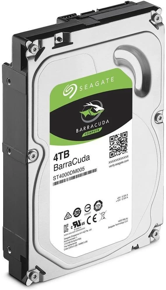 Внутренний жесткий диск 3.5" Seagate BarraCuda 4TB 5900 об/мин 180 Мб/с SATA III (ST4000DM005), фото №2 Внутренний жесткий диск 3.5" Seagate BarraCuda 4TB 5900 об/мин 180 Мб/с SATA III (ST4000DM005), фото №2