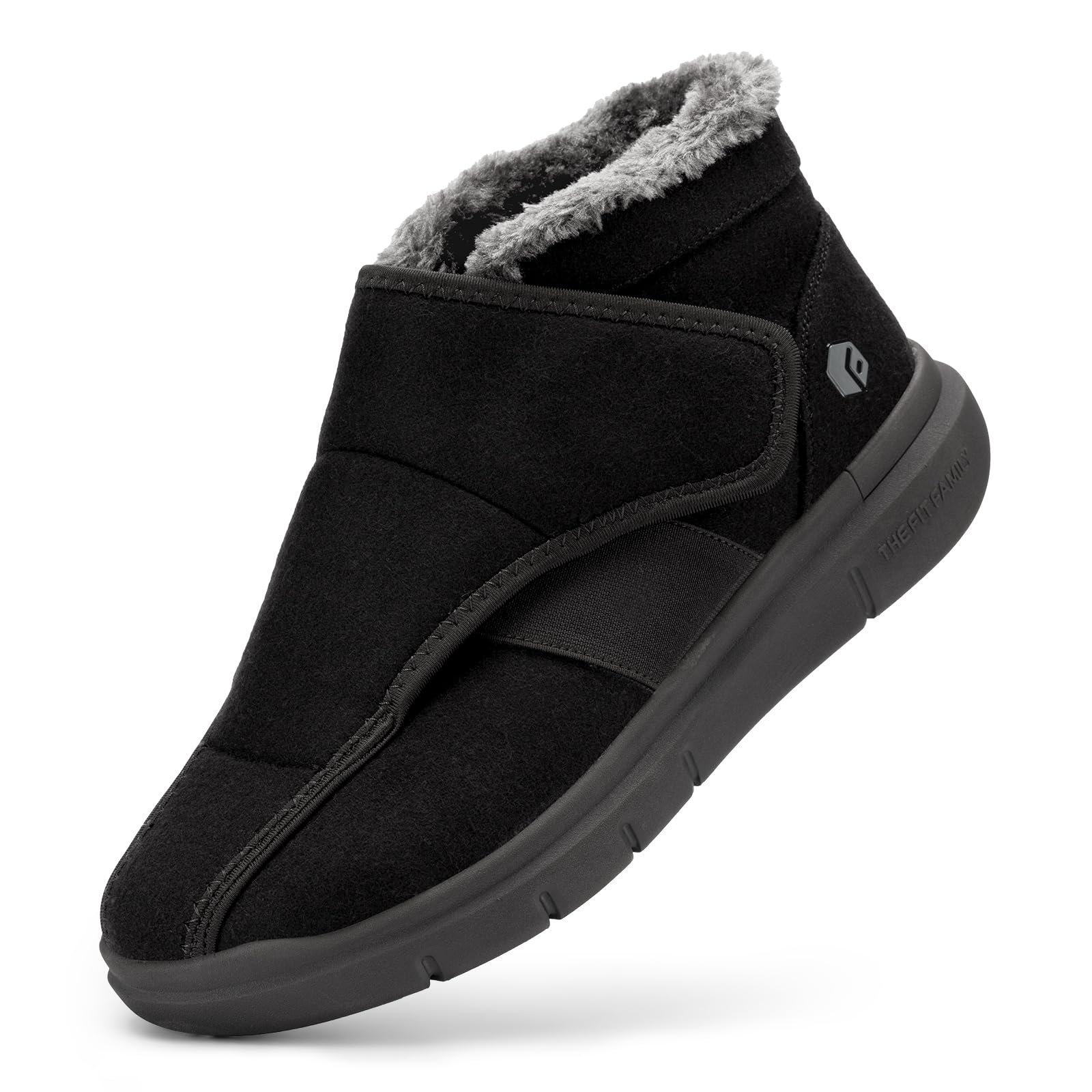 Чоботи FitVille Extra Wide Shoes Чоловічі Зимові Застібка на липучці, фото №1