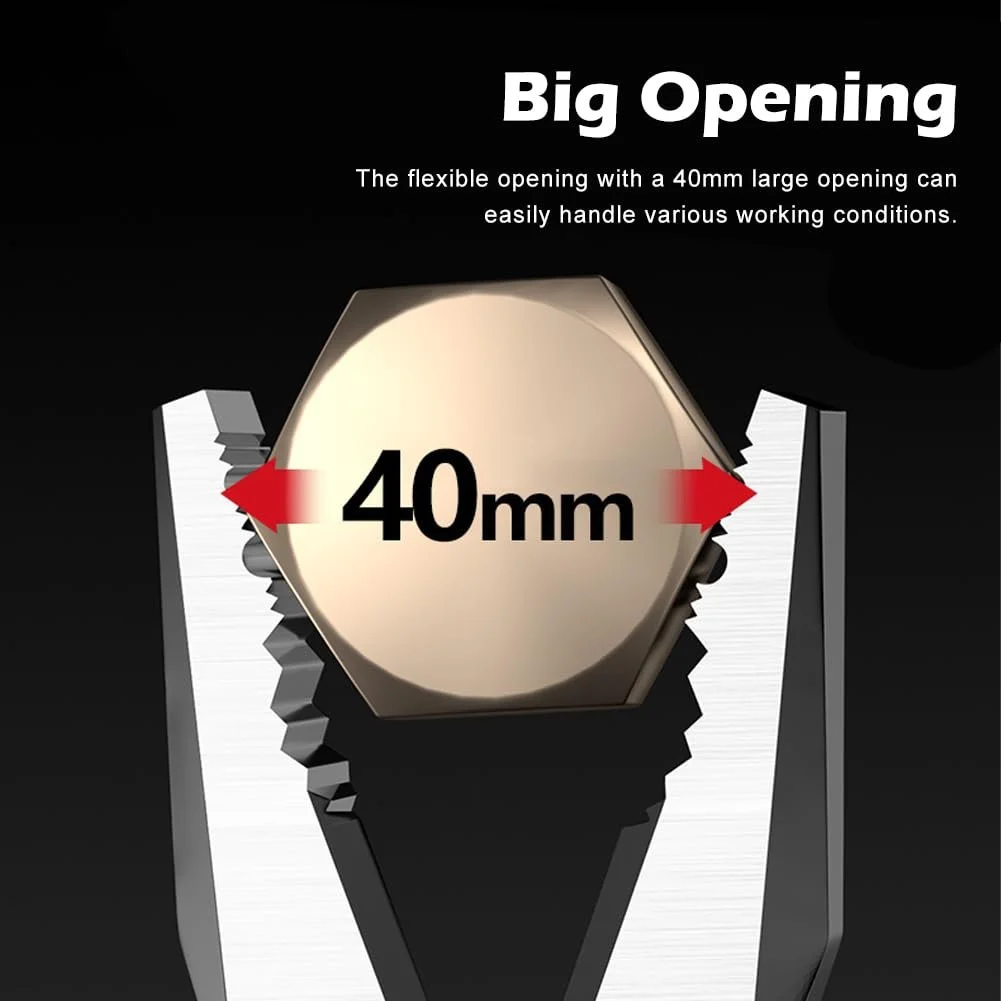 Набор плоскогубцев Комбинированные плоскогубцы, боковые кусачки, плоскогубцы с длинными губками 160 мм, Черный и Красный, фото №7