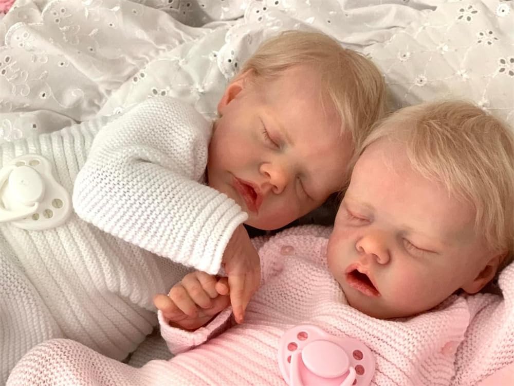Кукла Anano Reborn Twins 50 см, фото №7