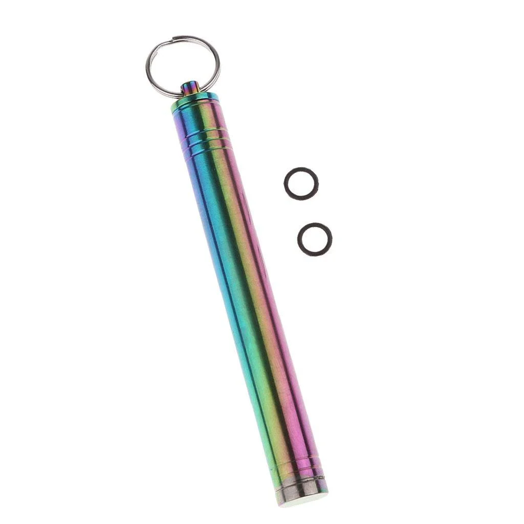 Тримач для зубочисток Титановий сплав Водонепроникний для кемпінгу Різнокольоровий, фото №7