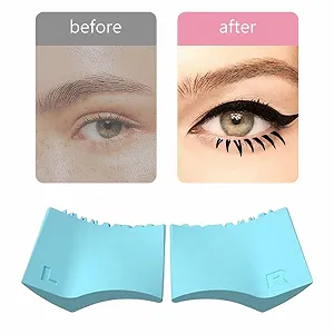 Трафарети для вій 2 в 1, Багатофункціональний, блакитний synthetic.ua - Фото 1