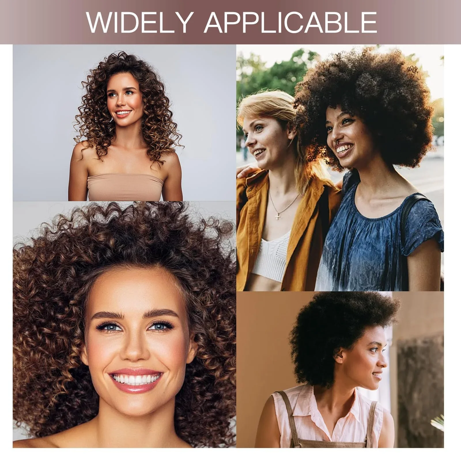 Обруч Квадратний для волосся кучерявого, фото №7