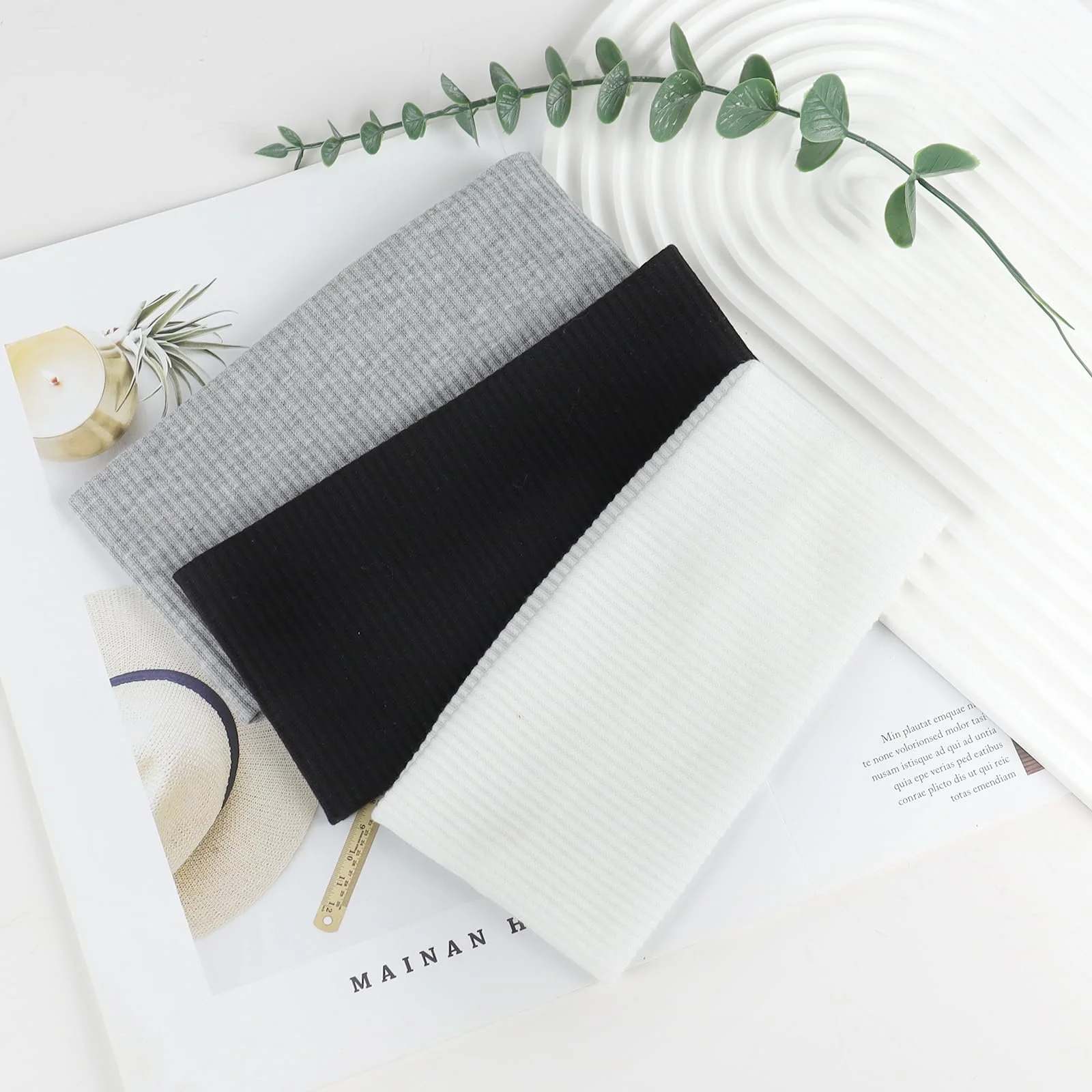 Тонка пов'язка на голову Blooms для жінок, фото №7