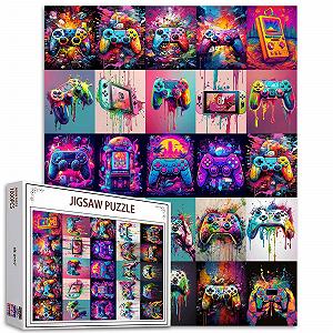 Пазл Tucocoo Video Game Watercolour 1000 деталей - Фото 1