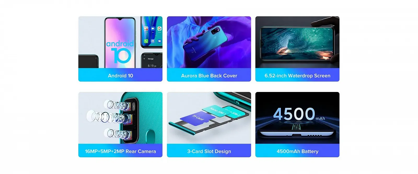 Смартфон Ulefone Note 9P 6.52" 4/64GB 16MP 4500mAh Dual SIM Green, фото №2 Смартфон Ulefone Note 9P 6.52" 4/64GB 16MP 4500mAh Dual SIM Green, фото №2