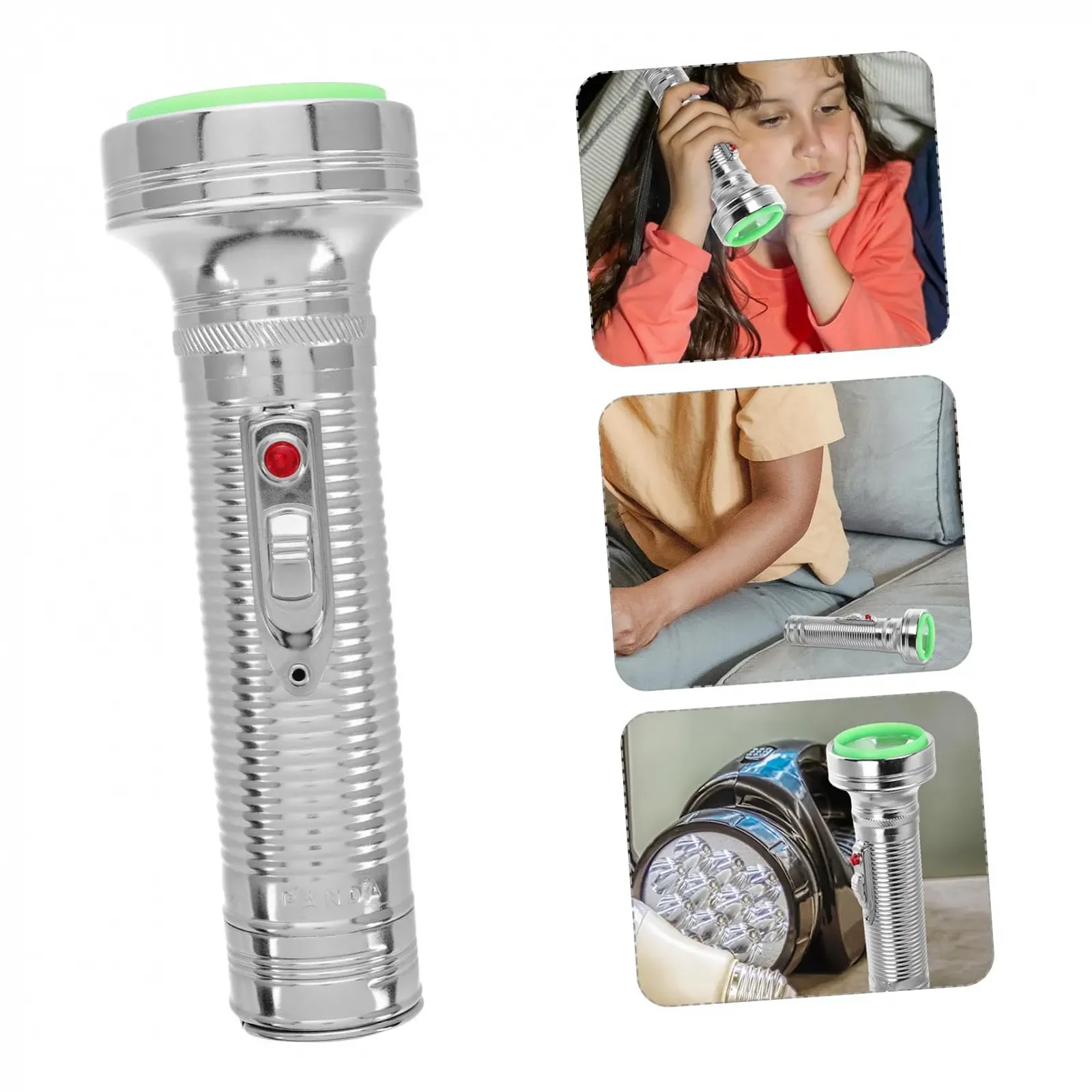 Фонарь Ретро OSALADI Полосатый Зеленый Ночник на Батарейках, фото №7 Фонарь Ретро OSALADI Полосатый Зеленый Ночник на Батарейках, фото №7