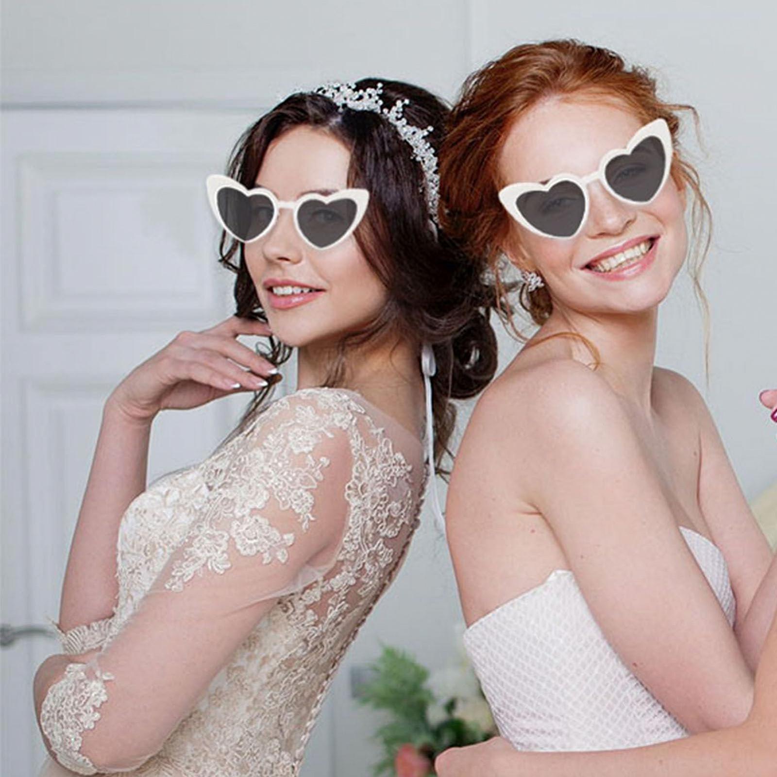 Сонцезахисні Окуляри MOSIERRY Серце Білі, фото №5