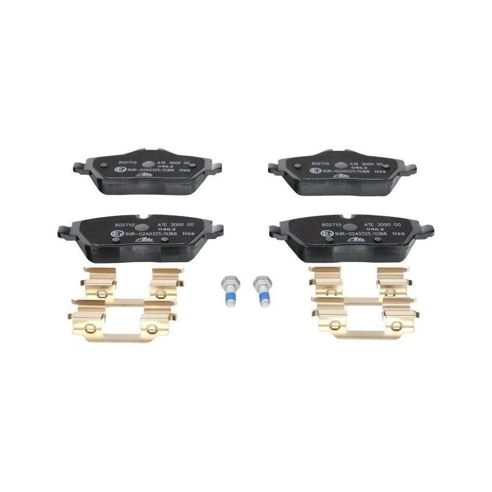 Комплект тормозных колодок дискового тормоза ATE 13.0460-2710.2 для BMW MINI передний мост, фото №2