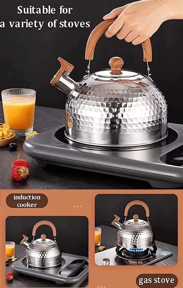 Чайник-свистунець з нержавіючої сталі, фото №1 Чайник-свистунець з нержавіючої сталі, фото №1