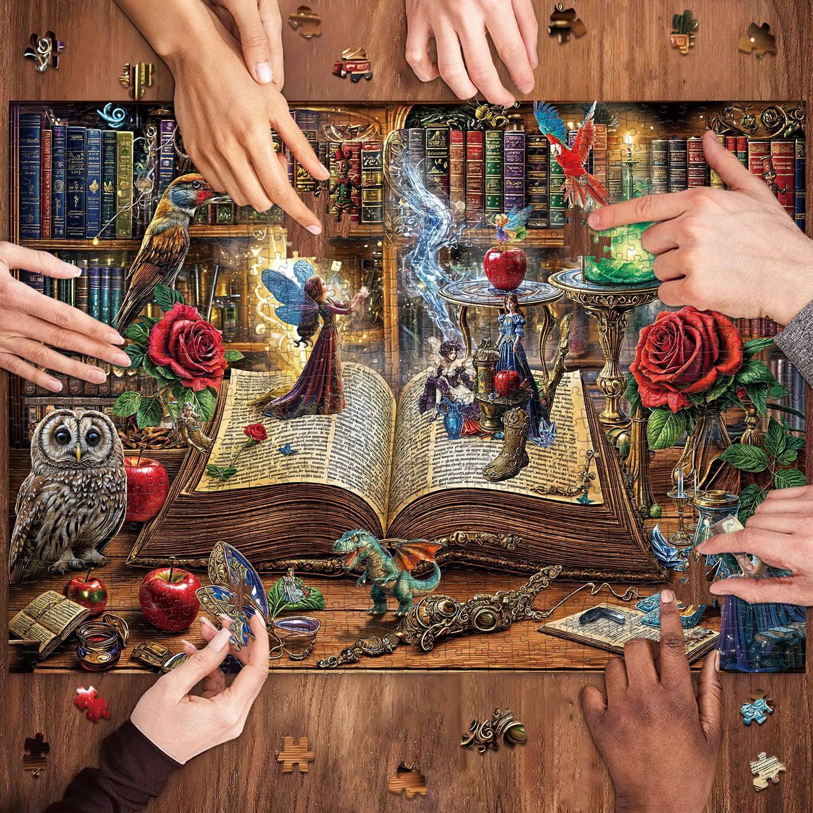 Пазл Magic Book House Theme 1000 елементів 70 x 50 см, фото №4