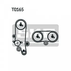 Водяний насос + комплект ременя ГРМ SKF VKMC 01121-1 для AUDI SEAT SKODA VW synthetic.ua - Фото 1