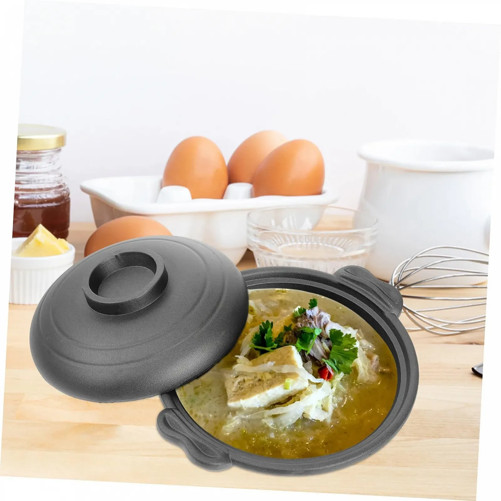 Кастрюля-сотейник керамическая Антипригарная энергосберегающая эргономичная, фото №2