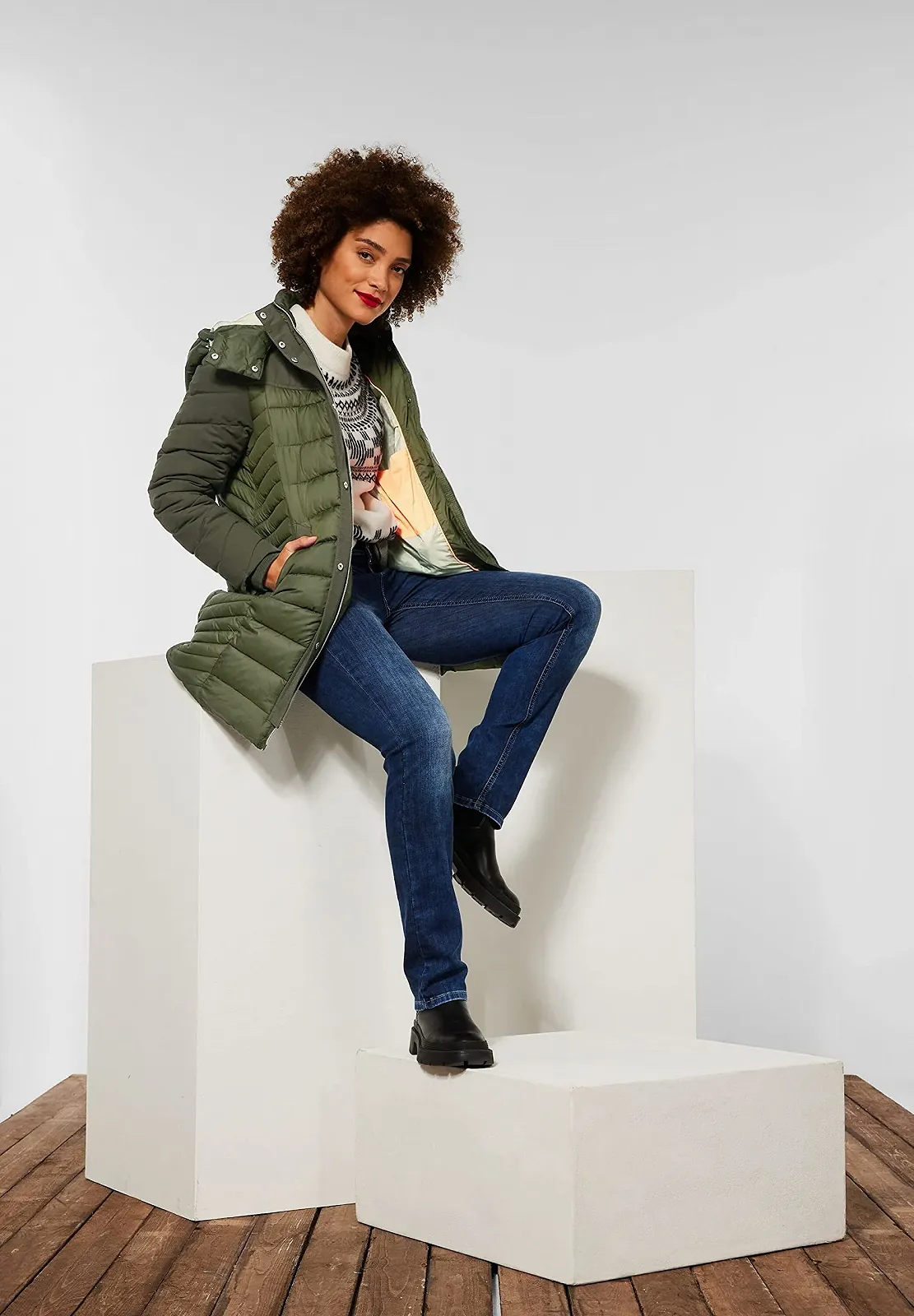 Жіноче зимове пальто Street One, фото №8