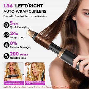 Стайлер для волосся UMIGA 5-in-1 Airstyler 1000 Вт Чорний ціна на synthetic.ua - Фото 1 Стайлер для волосся UMIGA 5-in-1 Airstyler 1000 Вт Чорний synthetic.ua - Фото 1