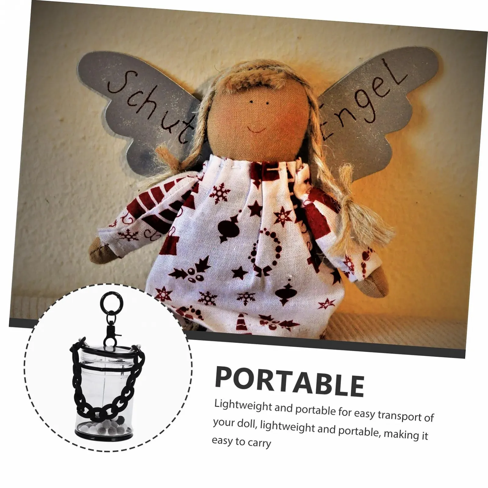 Комплект HEMOTON 1 прозрачный детский мешок подвесные слепые коробки для кукол, фото №7