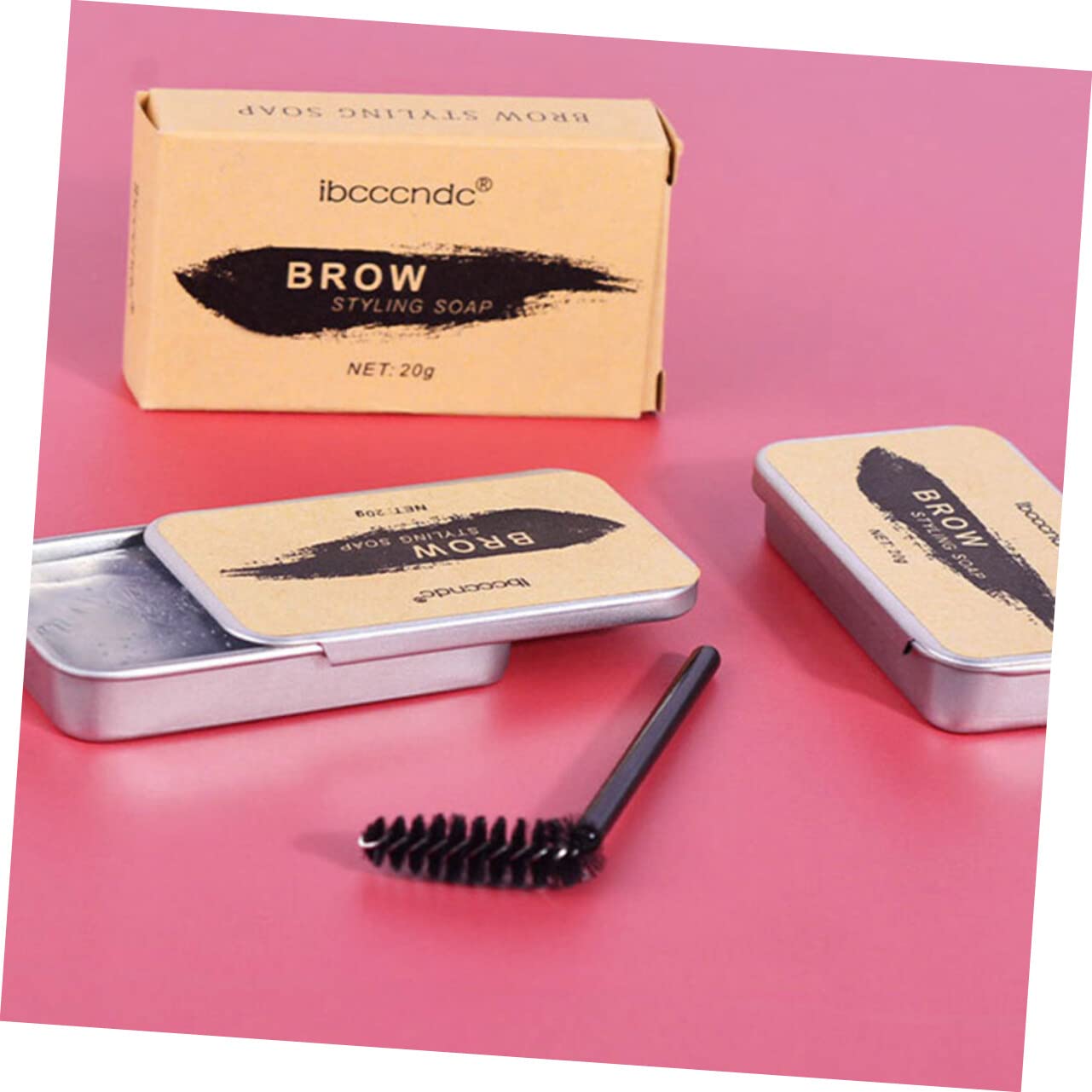 Набор Minkissy Eyebrow Styling Cream Natural Soaps Makeup Kits, фото №3