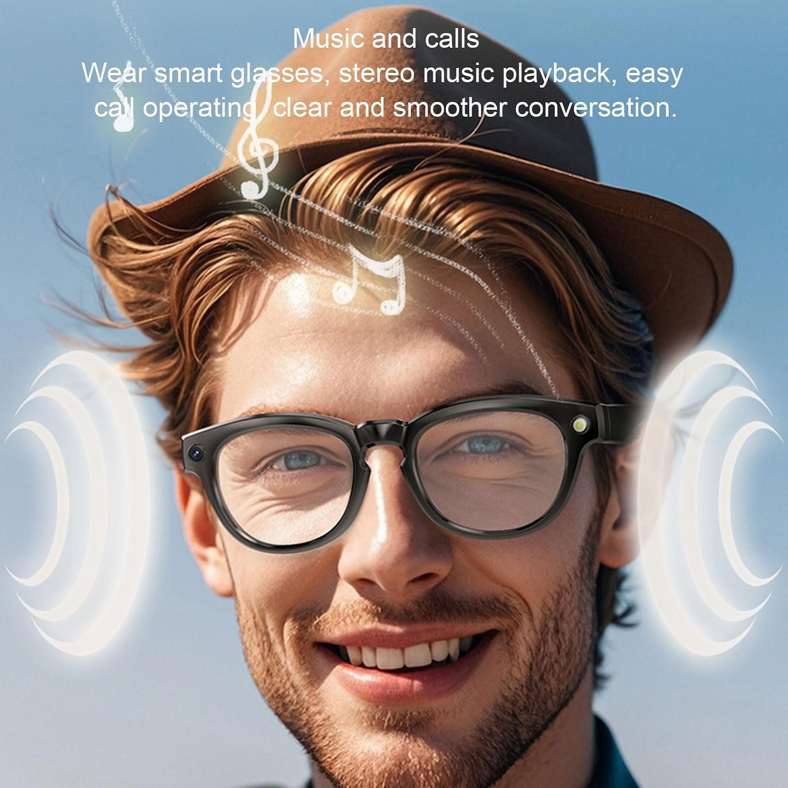 Розумні окуляри для перекладу AI з голосовим помічником Chat GPT, Bluetooth, переклад 11 мовами, фото №7