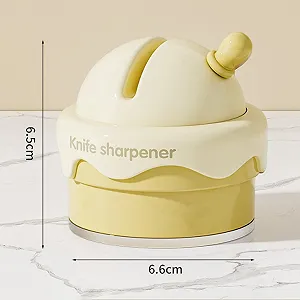 Точилка для ножів компактна на присосці Yellow synthetic.ua - Фото 1