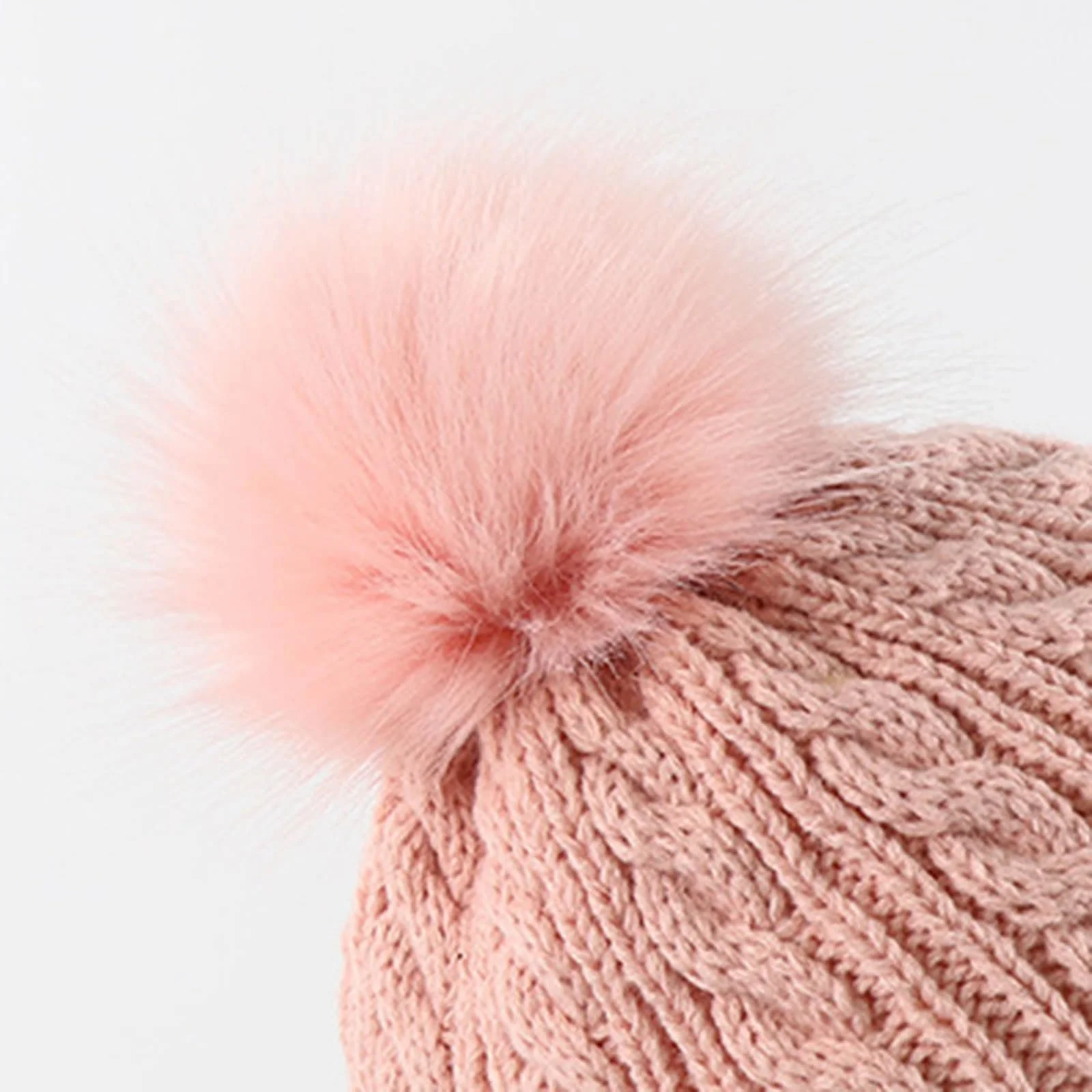 В'язана дитяча шапка Generisch з шарфом для дівчаток та хлопчиків, фото №4