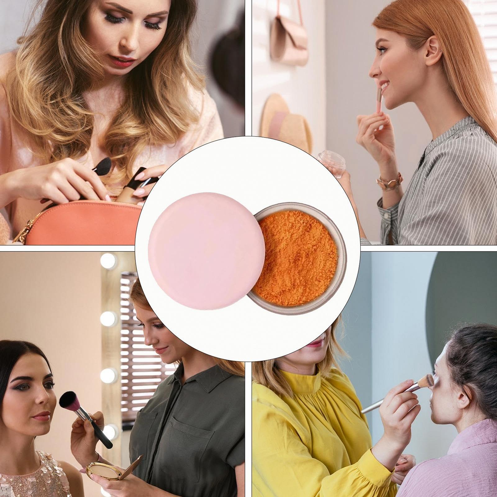 Пудра COOPEA Фіксуюча Рожева Пудра Блюринг Водостійка, фото №5