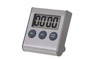 Купить Кухонный таймер Unity Coro LCD серебристый - Фото 1 Кухонный таймер Unity Coro LCD серебристый - Фото 1