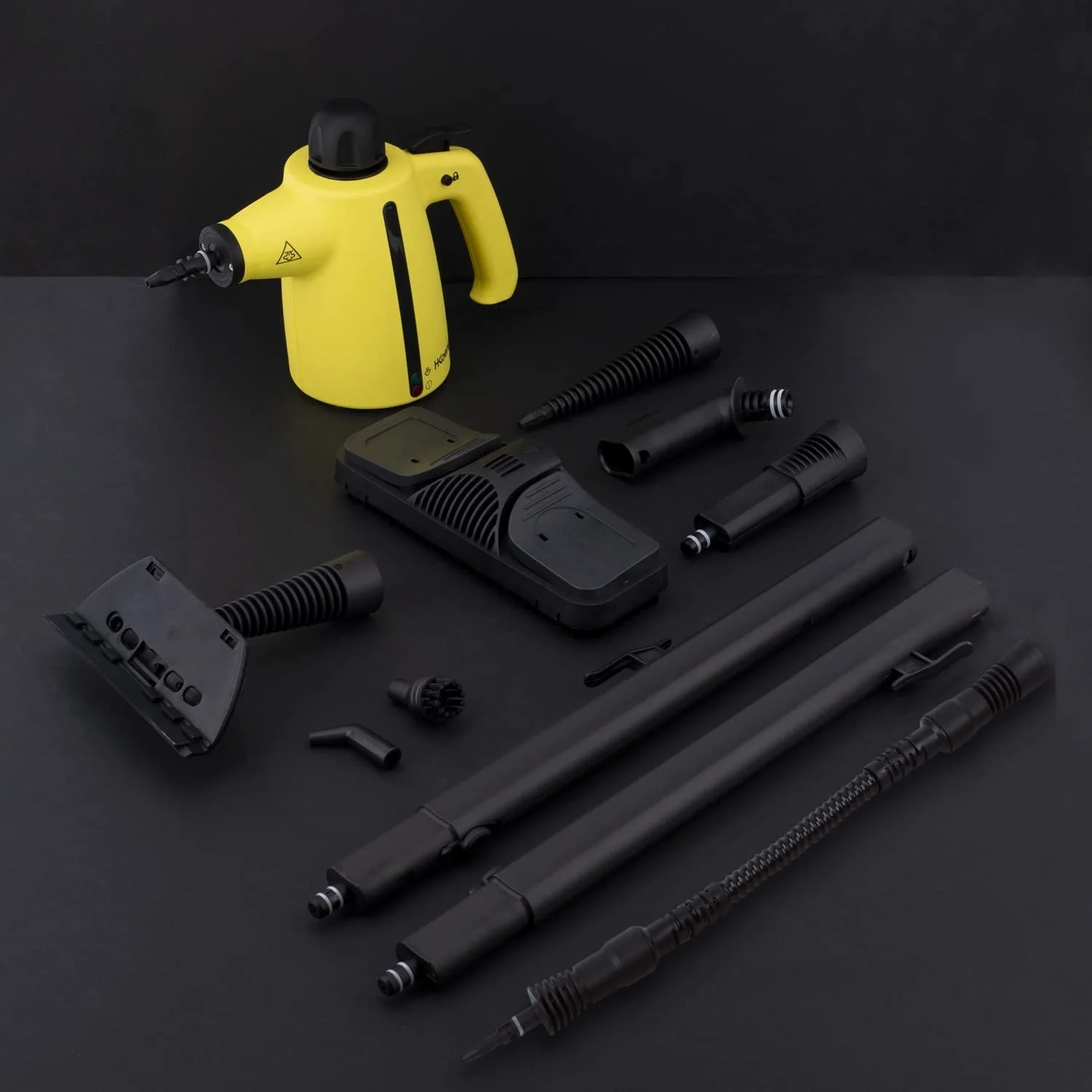 Ручний пароочисник-швабра H.Koenig NV720 3,5 бар 1050 Вт 350 мл 30 г/хв 14 аксесуарів 3 хв, фото №6