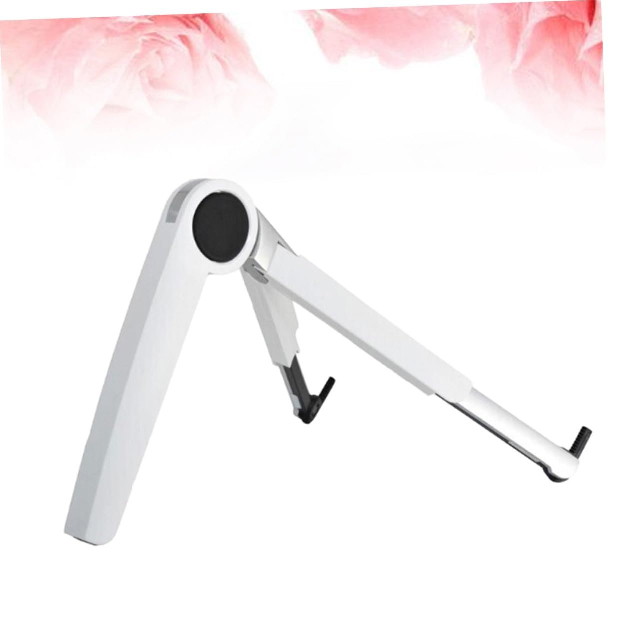 Подставка для ноутбука треугольная алюминиевая складная регулируемая стабильная подставка для охлаждения ноутбука держатель для планшета белая, фото №2