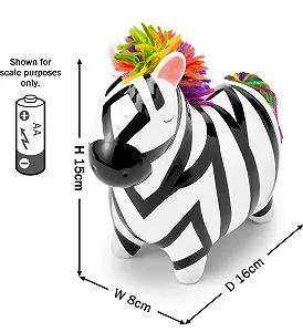 Скарбничка Mousehouse Gifts Зебра з кольоровою гривою synthetic.ua - Фото 1