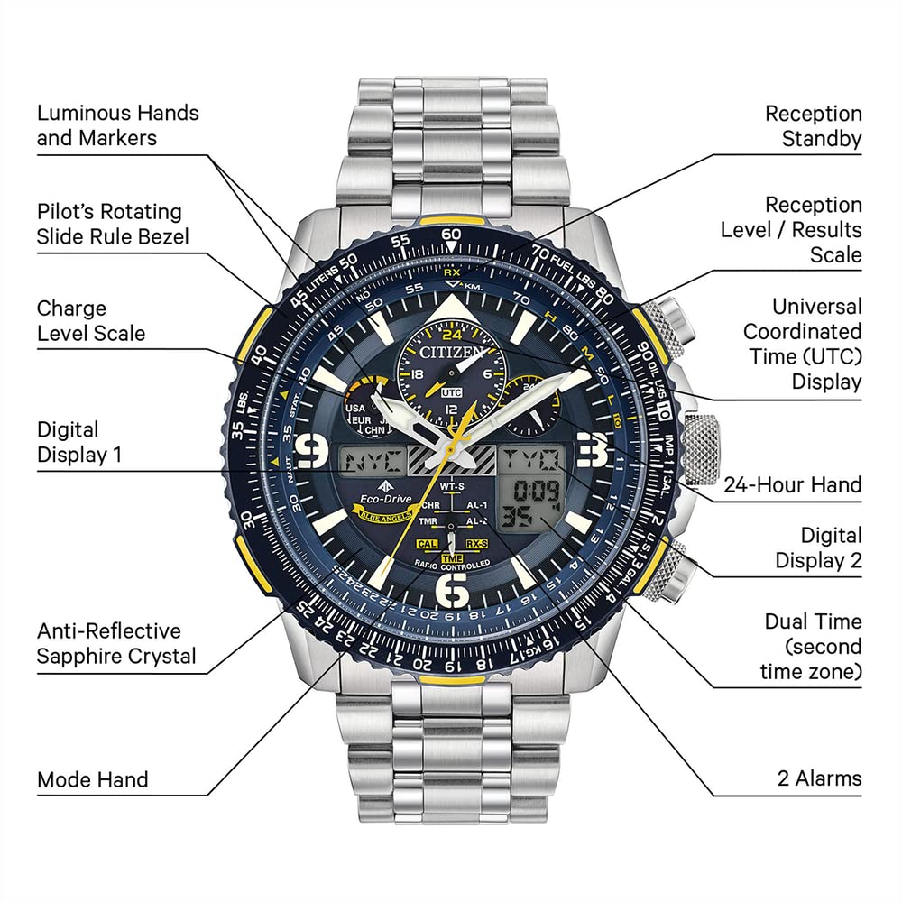 Годинник Citizen Eco-Drive Blue Angels Skyhawk A.TJY8078-52L, фото №5