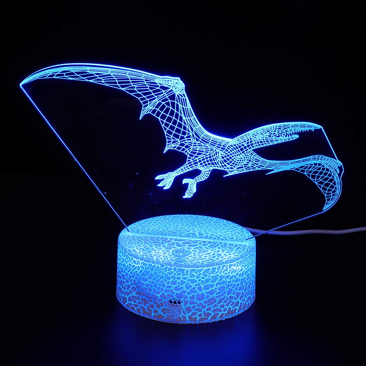 Лампа SOLUSTRE Night Light Board Cartoon Dinosaur з USB Remote Control, фото №5