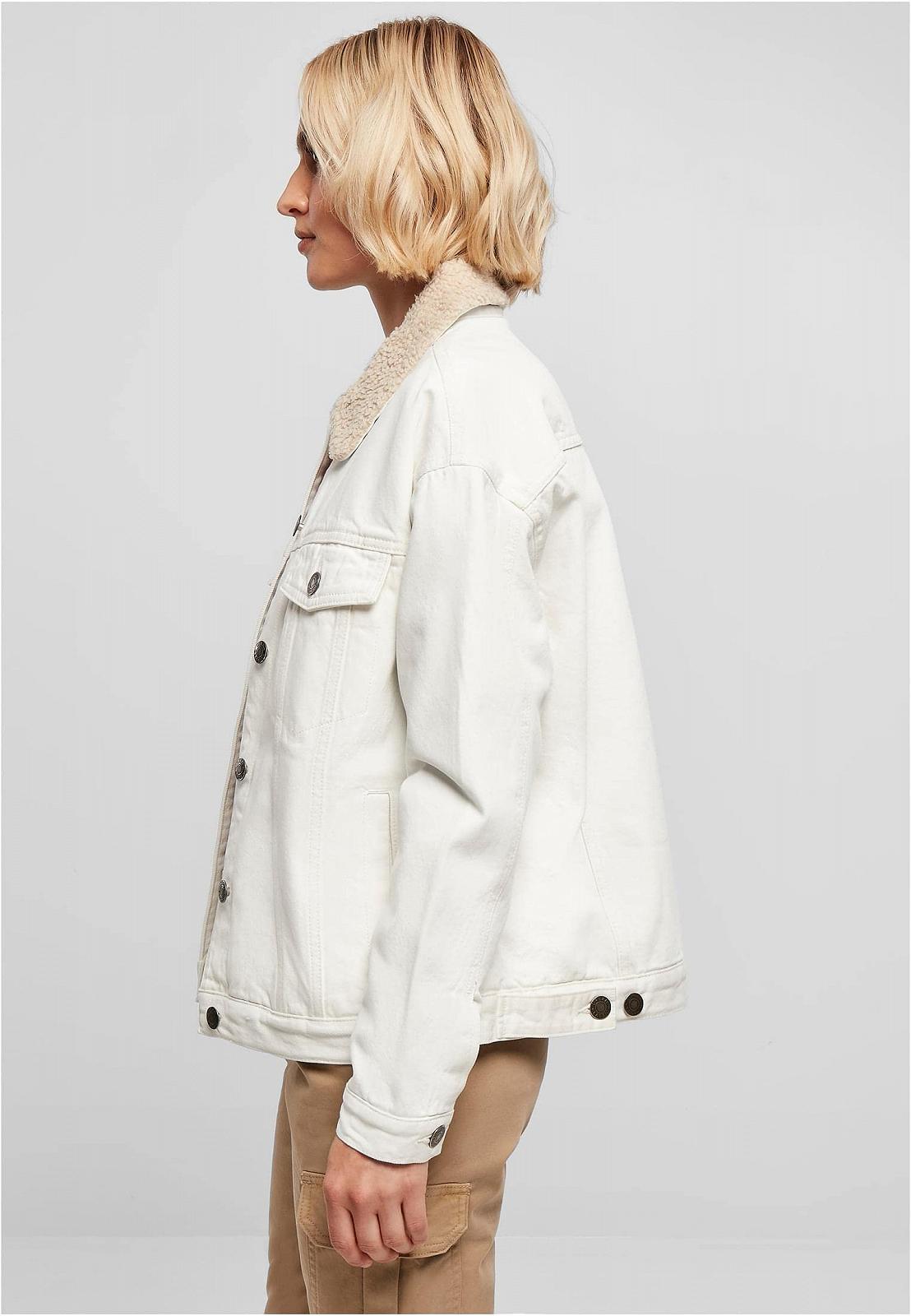 Женская Куртка Urban Classics Oversized Sherpa Denim, фото №9 Женская Куртка Urban Classics Oversized Sherpa Denim, фото №9