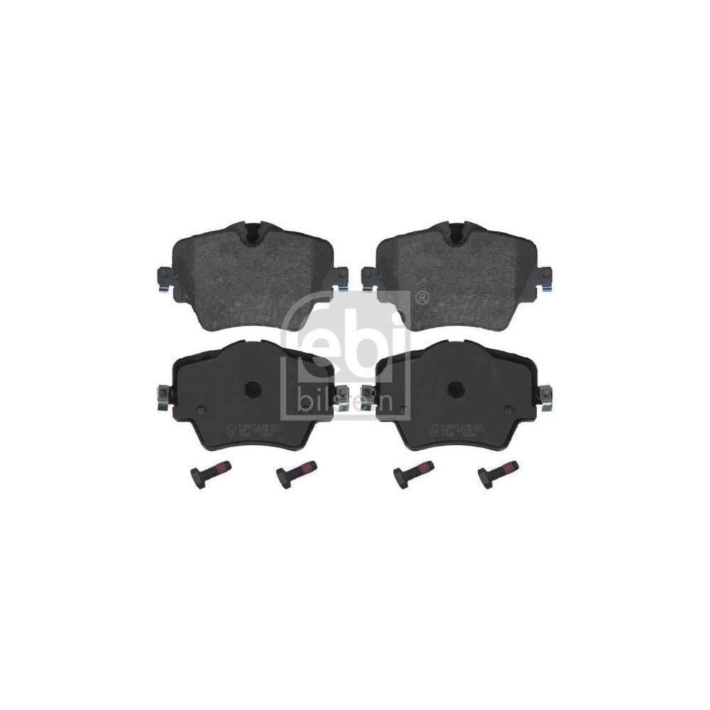 Комплект гальмівних колодок, дискове гальмо FEBI BILSTEIN 16908 для BMW TOYOTA MINI, фото №2 Комплект гальмівних колодок, дискове гальмо FEBI BILSTEIN 16908 для BMW TOYOTA MINI, фото №2