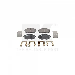 Комплект гальмівних колодок, дискове гальмо NK 223533 для HYUNDAI KIA передня вісь - Фото 1