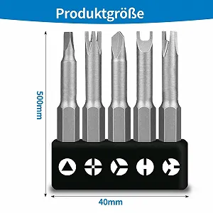 Набір спеціальних викруток IUSOT 5 одиниць 50 мм synthetic.ua - Фото 1