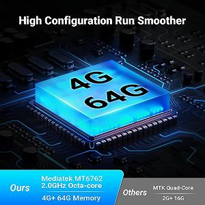 Терминал сбора данных 4" Tera P400 4/64Gb NFC 5Мп 8 ядер Android 11 Black synthetic.ua - Фото 1