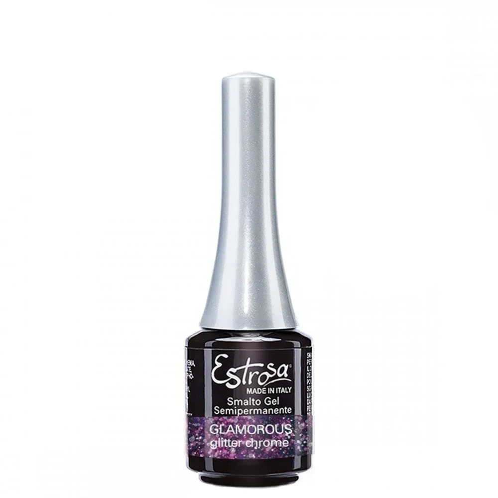 Гель-лак Glamour ESTROSA Glitter Chrome Glamorous 7855, фото №1 Гель-лак Glamour ESTROSA Glitter Chrome Glamorous 7855, фото №1