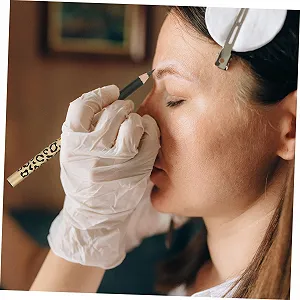 Карандаш для бровей Beavorty двухсторонний, водостойкий, черный synthetic.ua - Фото 1