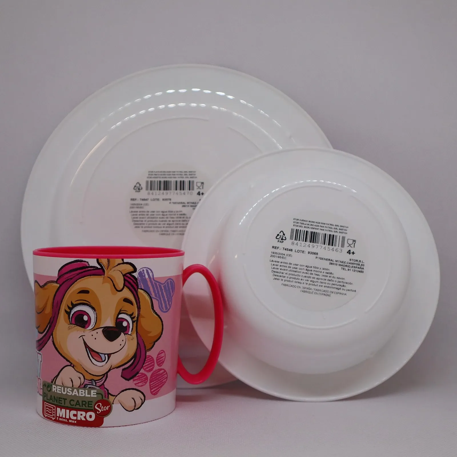 Детский набор посуды Paw Patrol Skye, фото №4 Детский набор посуды Paw Patrol Skye, фото №4