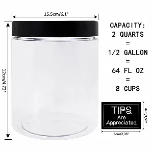 Скарбничка велика прозора пластикова для монет synthetic.ua - Фото 1