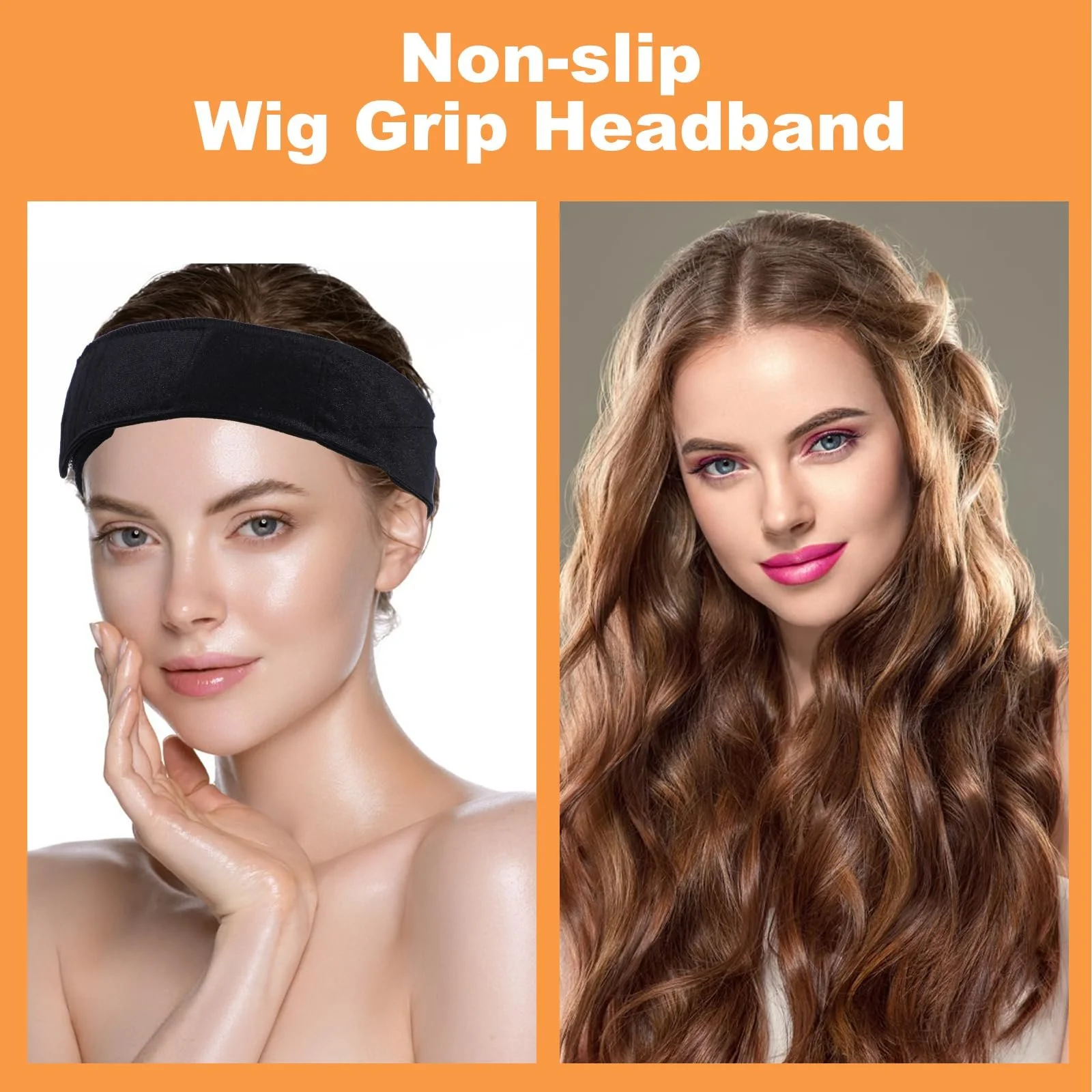 Повязка для парика Эластичная 3 шт. Регулируемое, фото №5