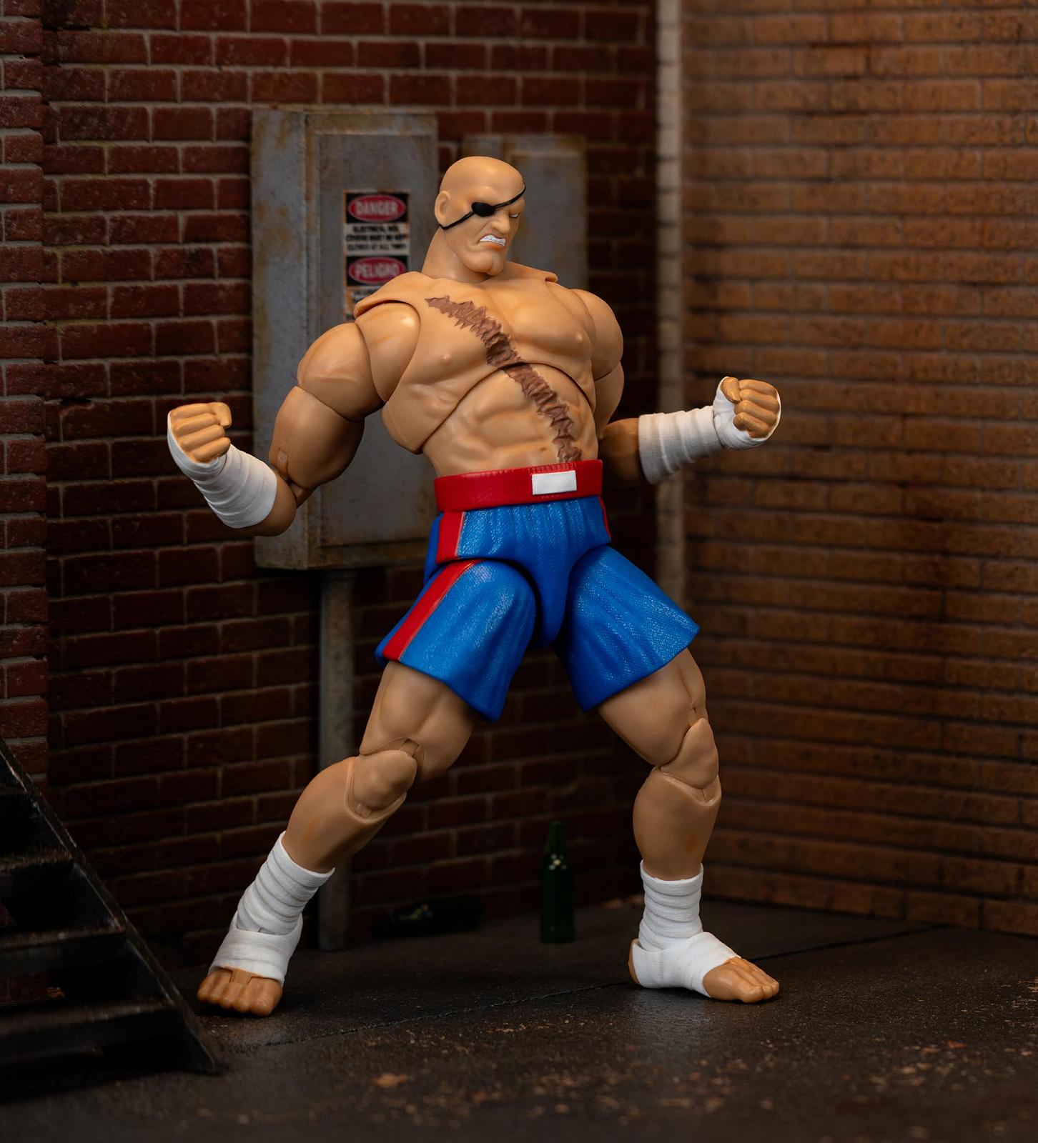 Фигурка Street Fighter Jada Toys Sagat 19 см с аксессуарами в упаковке, фото №4