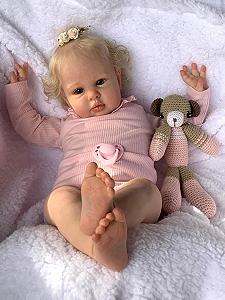 Кукла RXDOLL Реалистичная Reborn 60 см Мягкое тело Девочка Тодлер synthetic.ua - Фото 1