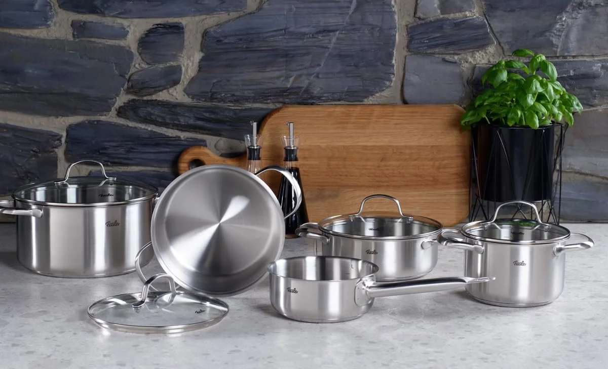 Кастрюля Fissler San Francisco Нержавеющая сталь 3.3 л, Диаметр 20 см с стеклянной крышкой, фото №3 Кастрюля Fissler San Francisco Нержавеющая сталь 3.3 л, Диаметр 20 см с стеклянной крышкой, фото №3