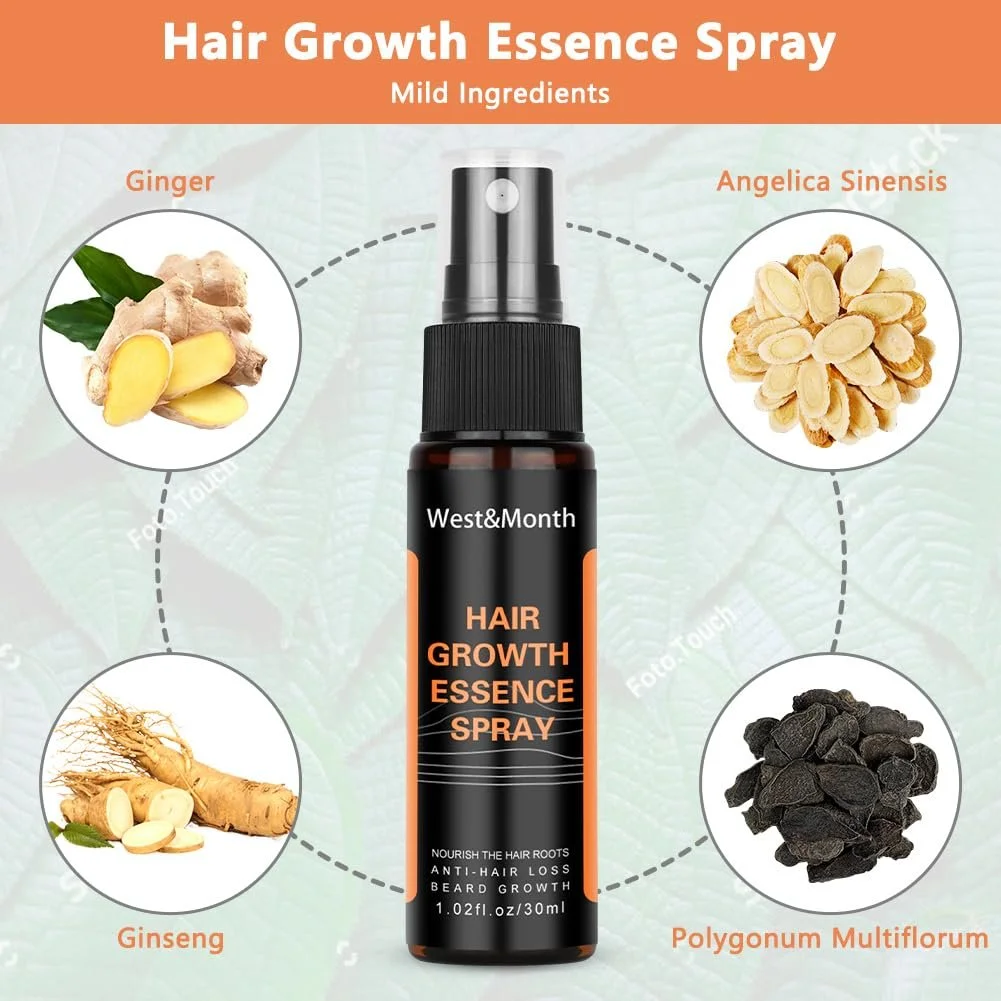 Сироватка LOPHE, набір для росту волосся з дермаролером 0,5 мм для боротьби з випадінням, фото №3