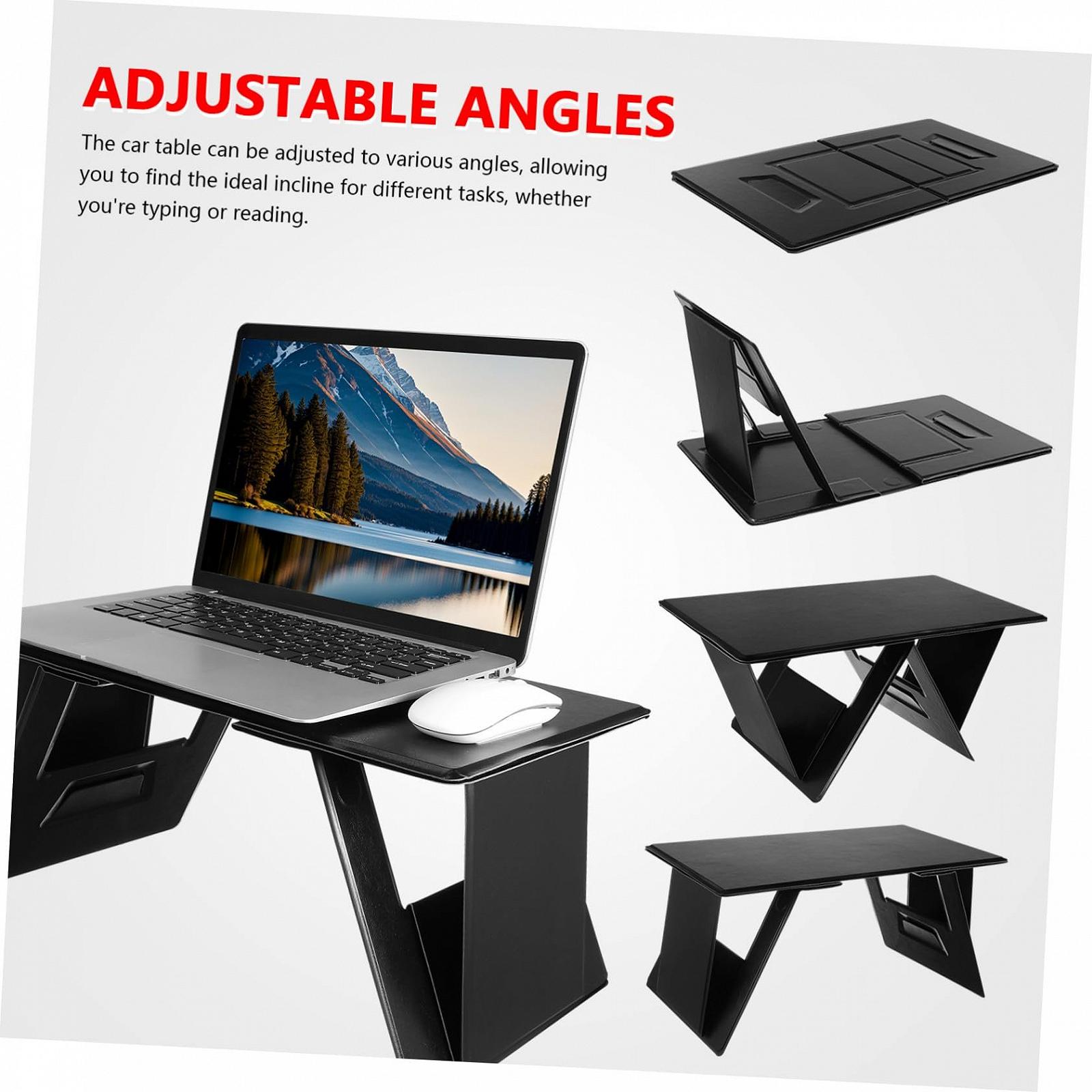 Складаний столик для ноутбука DOITOOL з картону високої щільності для автомобіля, ліжка або дивана, регульований кут нахилу, нековзна поверхня для набору тексту або читання, фото №9