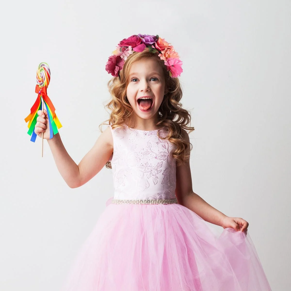 Обруч Цветок Garneck Роза, фото №3